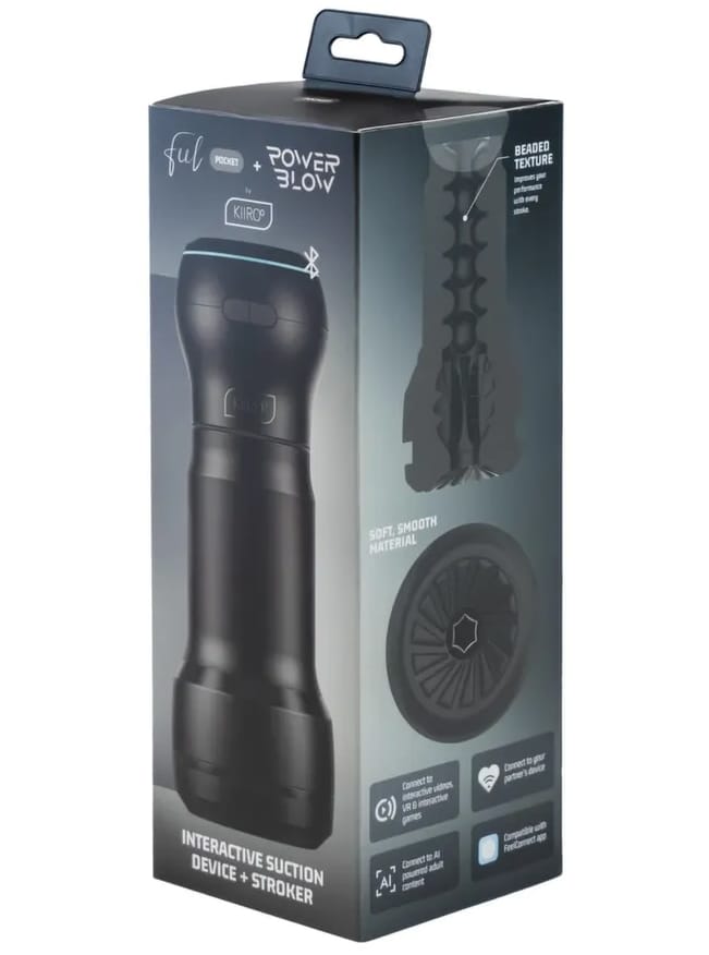 Kiiroo - Masturbator z potężnym urządzeniem ssącym