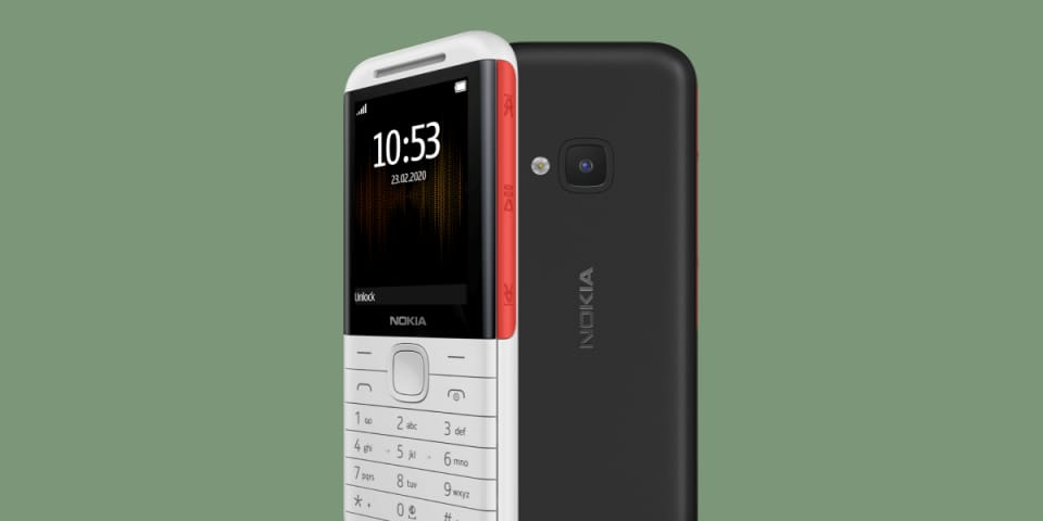 Telefon Nokia 5310 TA-1603 DS            czarno-czerwony