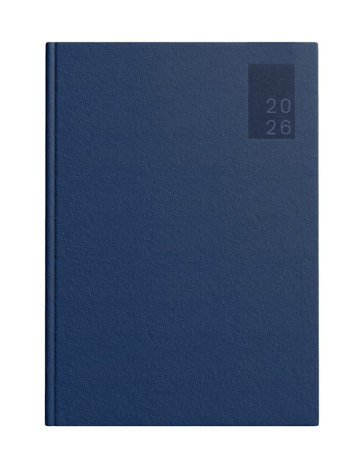 Kalendarz A5 dzienny granatowy BASIC 2026r 400204118 TOP 2000