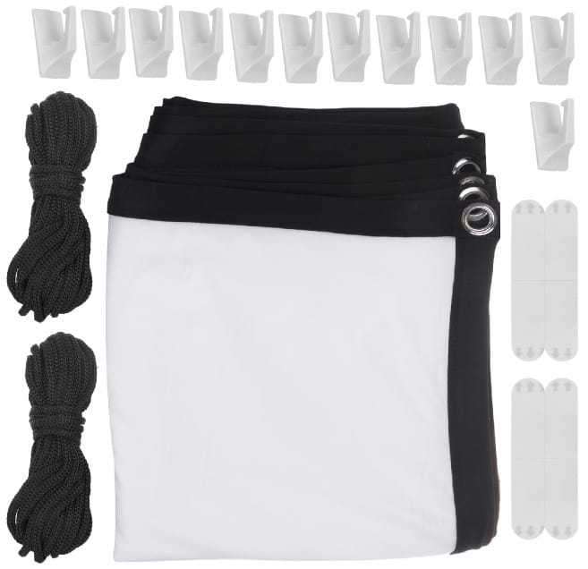 Ekran projekcyjny, obramowanie 25mm 16:9 (MC-982, 120 ", 165x149 cm)