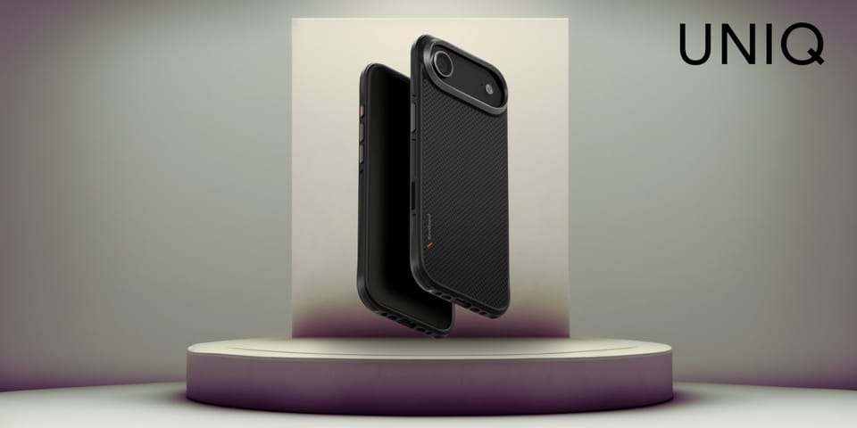 Etui UNIQ Keva do iPhone Air Magclick    Charging czarny
