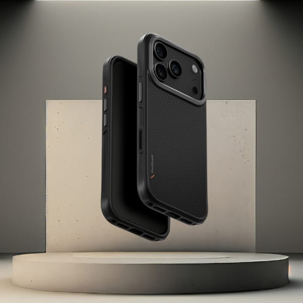 Etui UNIQ Keva do iPhone 17 Pro Magclick Charging czarny