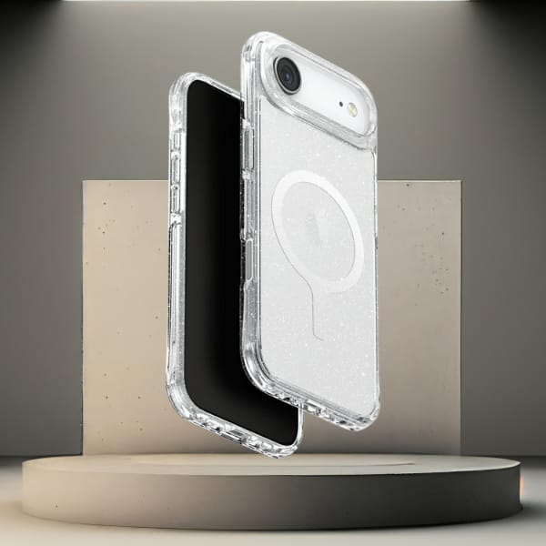 Etui UNIQ LifePro Xtreme do iPhone Air   Magclick Charging przezroczysty/brokat