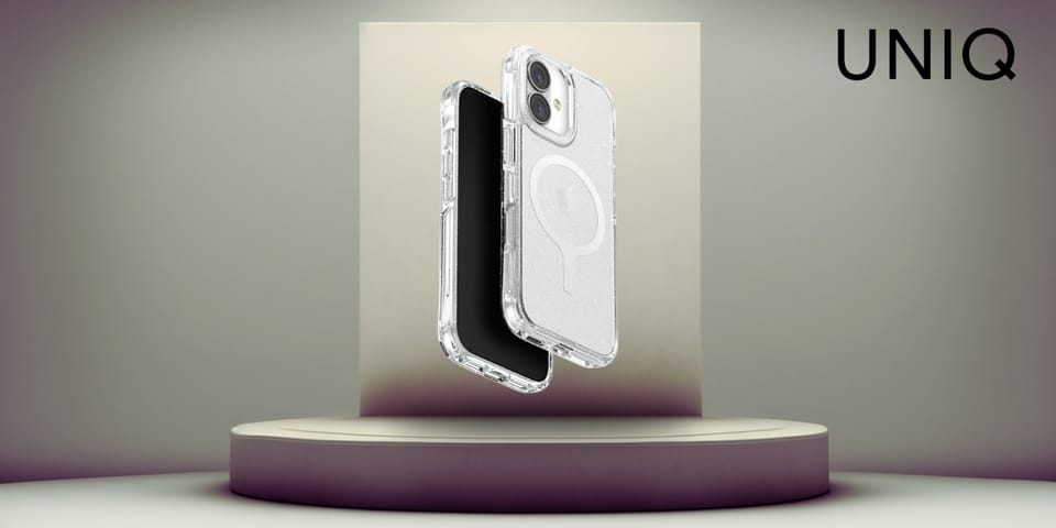 Etui UNIQ LifePro Xtreme do iPhone 17    Magclick Charging przezroczysty/brokat