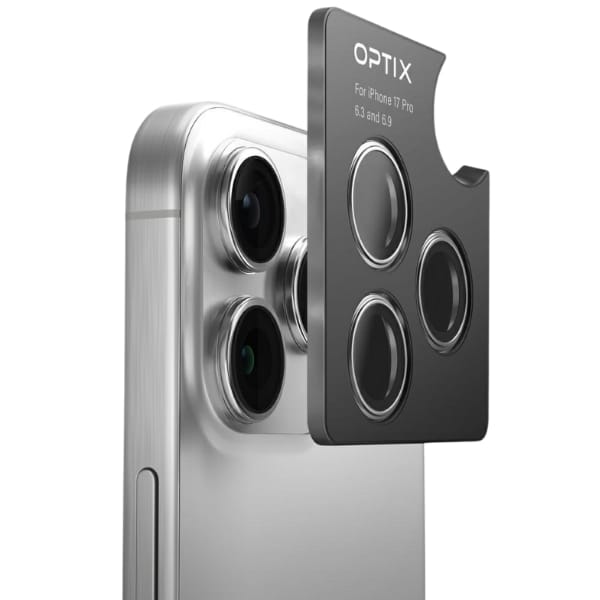 Szkło na obiektyw aparatu UNIQ Optix     Aluminium Camera Lens Protector do iPhone Air z aplikatorem srebrny