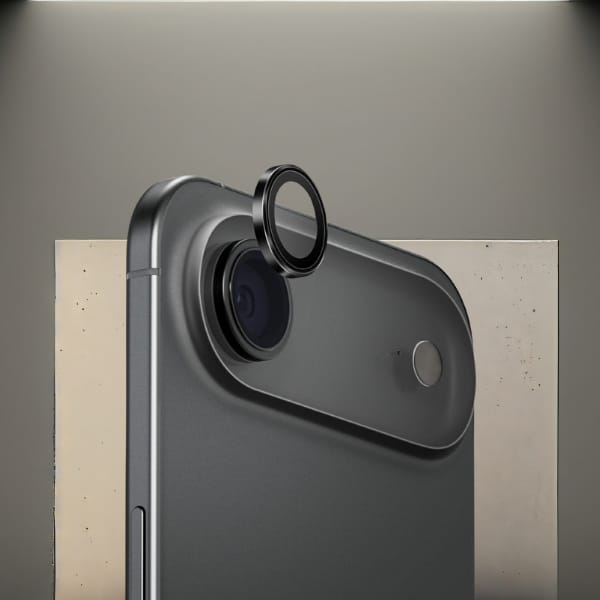 Szkło na obiektyw aparatu UNIQ Optix     Aluminium Camera Lens Protector do iPhone Air z aplikatorem czarny