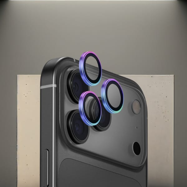 Szkło na obiektyw aparatu UNIQ Optix     Aluminium Camera Lens Protector do iPhone 17 Pro / iPhone 17 Pro Max z aplikatorem opal