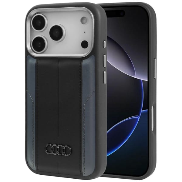Etui Audi A6 Synthetic Leather MagSafe   do iPhone 17 Pro czarny