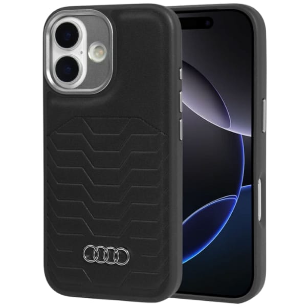 Etui Audi GT Synthetic Leather MagSafe   do iPhone 17 czarny