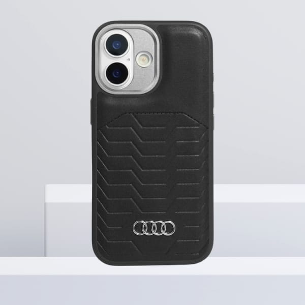 Etui Audi GT Synthetic Leather MagSafe   do iPhone 17 czarny
