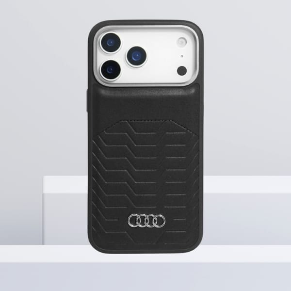 Etui Audi GT Synthetic Leather MagSafe   do iPhone 17 Pro czarny