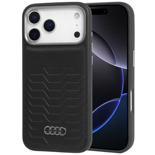 Etui Audi GT Synthetic Leather MagSafe   do iPhone 17 Pro czarny