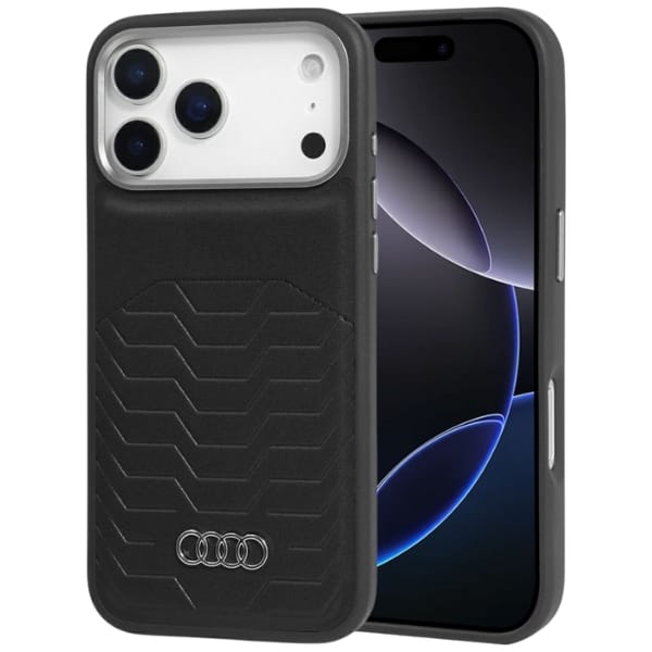 Etui Audi GT Synthetic Leather MagSafe   do iPhone 17 Pro Max czarny