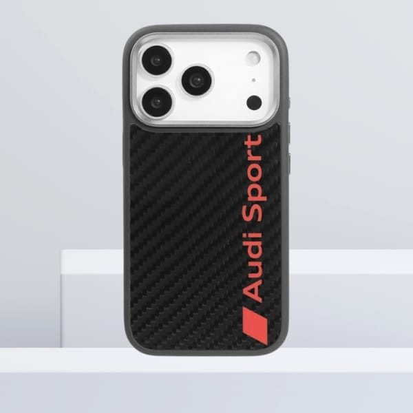 Etui Audi R8 Carbon Fiber MagSafe do     iPhone 17 Pro czarny