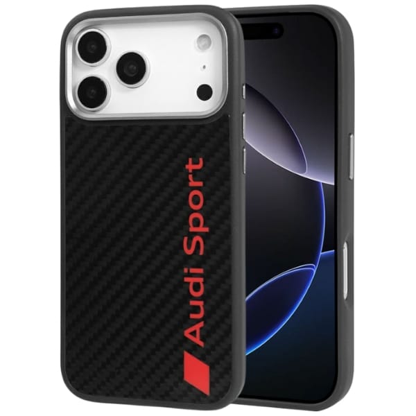 Etui Audi R8 Carbon Fiber MagSafe do     iPhone 17 Pro Max czarny