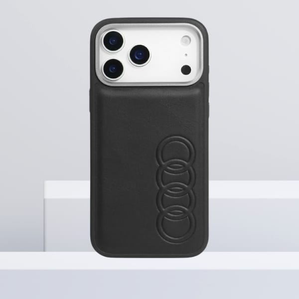 Etui Audi TT Synthetic Leather MagSafe   do iPhone 17 Pro czarny