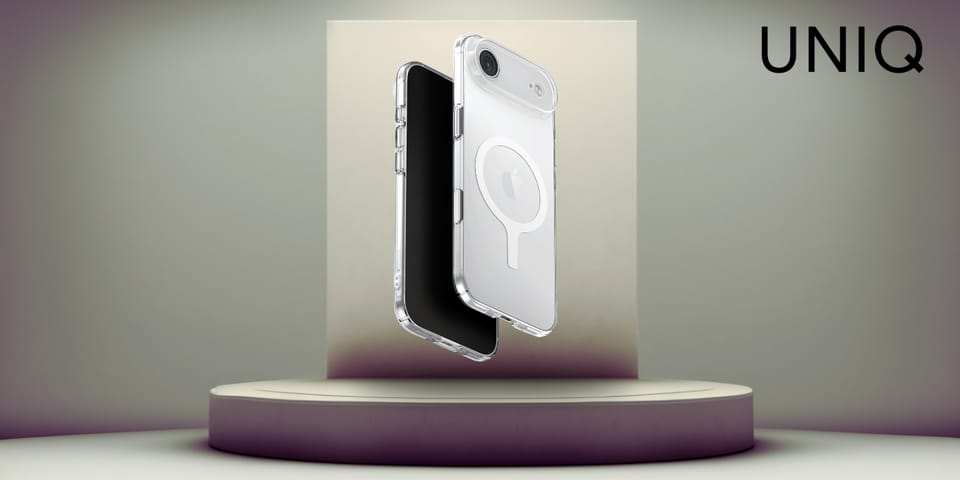 Etui UNIQ Airsuit do iPhone Air Magclick Charging przeźroczysty