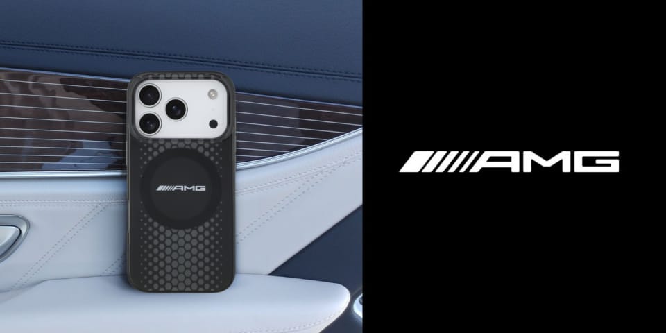 Etui AMG Double Layer Transparent        Graphics MagSafe do iPhone 17 Pro czarny