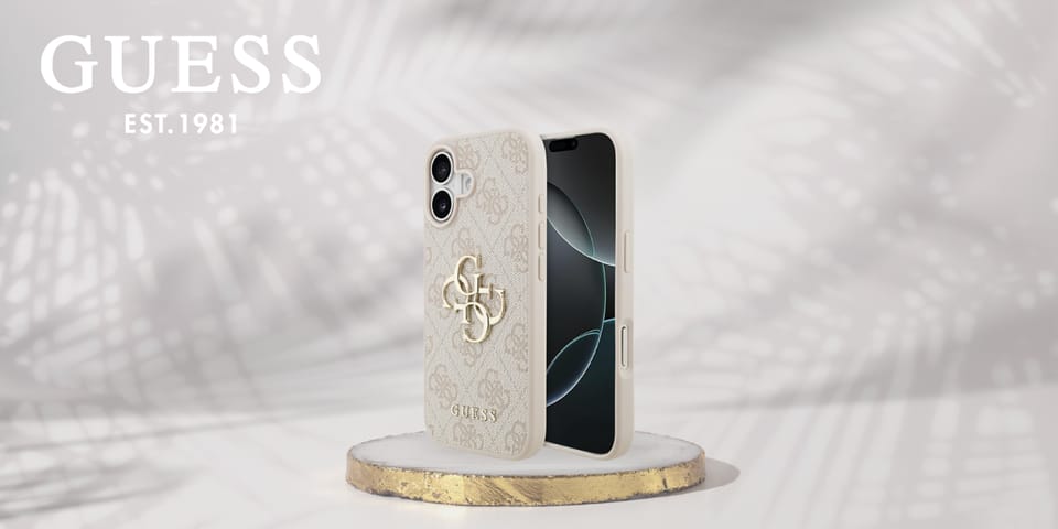Etui Guess 4G Big Logo do iPhone 17      różowy