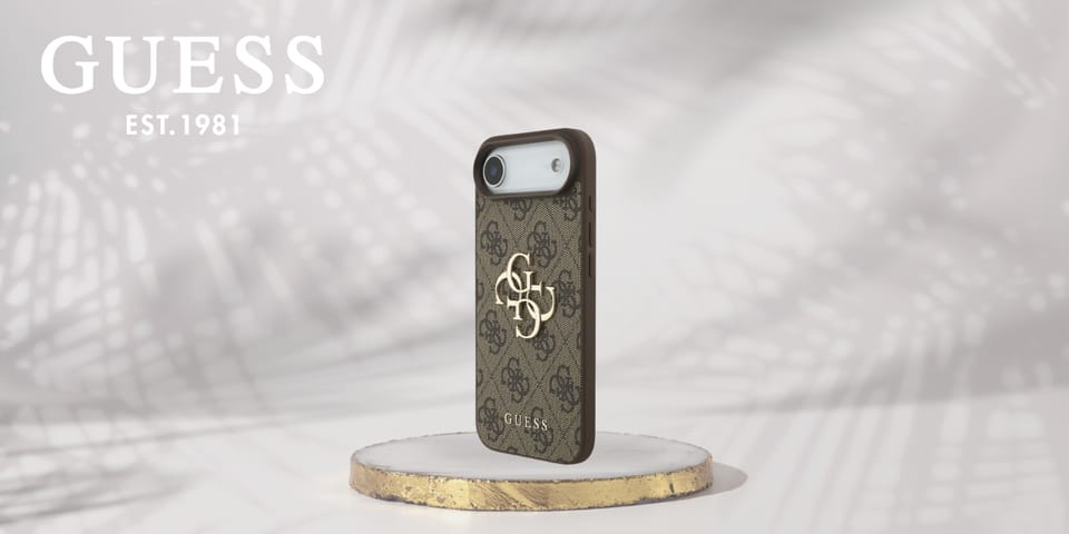 Etui Guess 4G Big Logo do iPhone 17 Air  brązowy