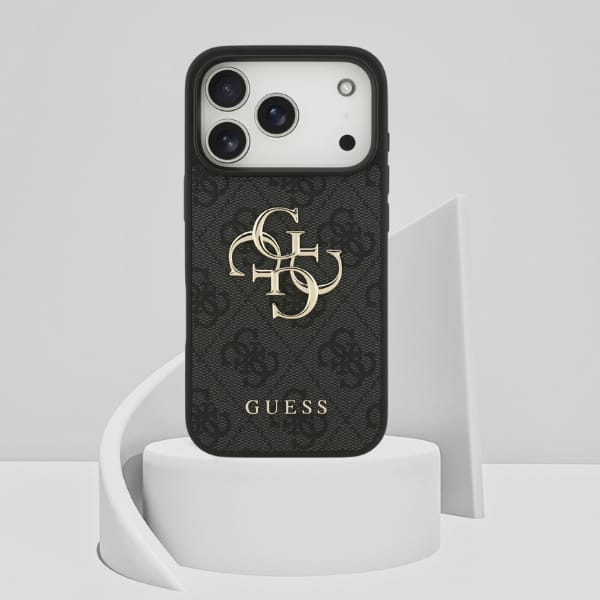 Etui Guess 4G Big Logo do iPhone 17 Pro  czarny