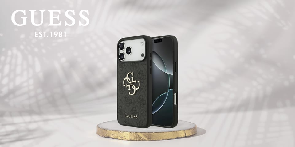 Etui Guess 4G Big Logo do iPhone 17 Pro  Max czarny