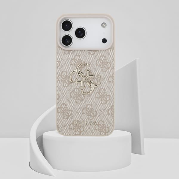 Etui Guess 4G Big Logo do iPhone 17 Pro  Max różowy