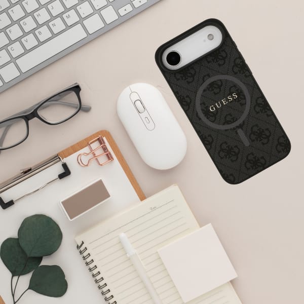 Etui Guess 4G Ring Classic Logo MagSafe  do iPhone Air czarny