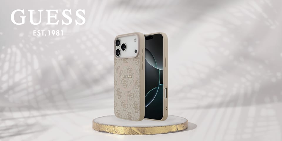 Etui Guess 4G Ring Classic Logo MagSafe  do iPhone 17 Pro Max różowy