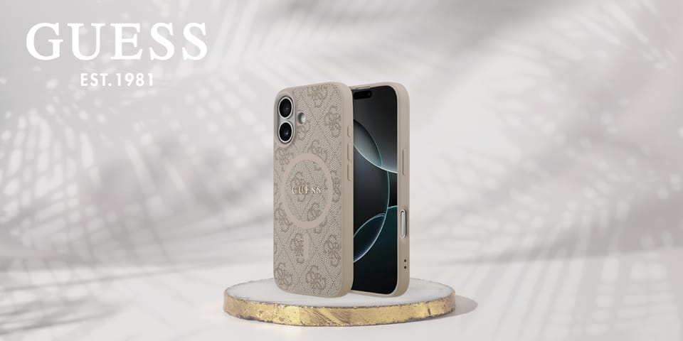 Etui Guess 4G Ring Classic Logo MagSafe  do iPhone 17 różowy