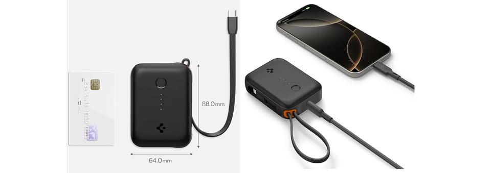 Powerbank Spigen Essential EA3010BT      10000mAh 30W czarny