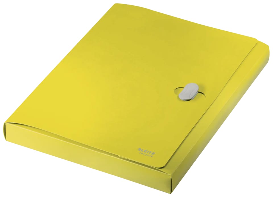 Teczka poszerzana Recycle A4 PP żółta 46230015 LEITZ