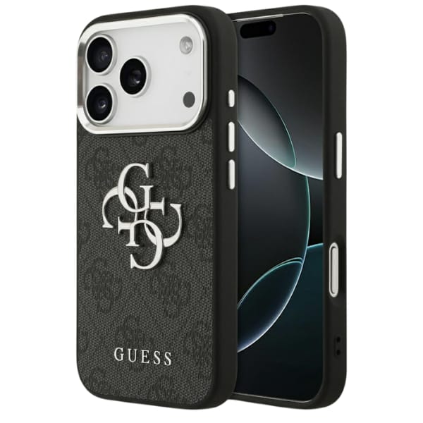 Etui Guess 4G Big 4G Classic Logo do     iPhone 17 Pro Max czarny srebrny