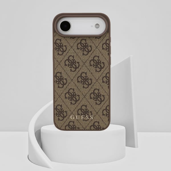 Etui Guess 4G Classic do iPhone 17 Air   brązowy