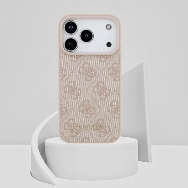 Etui Guess 4G Classic do iPhone 17 Pro   różowy