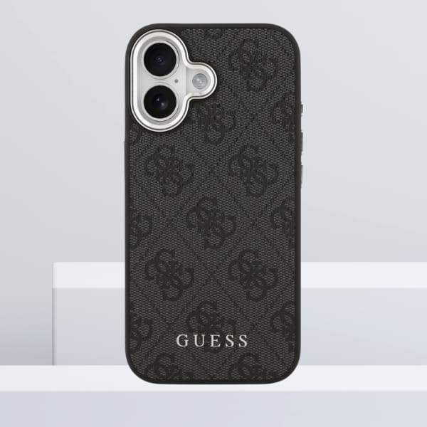 Etui Guess 4G Classic Logo MagSafe do    iPhone 17 czarny