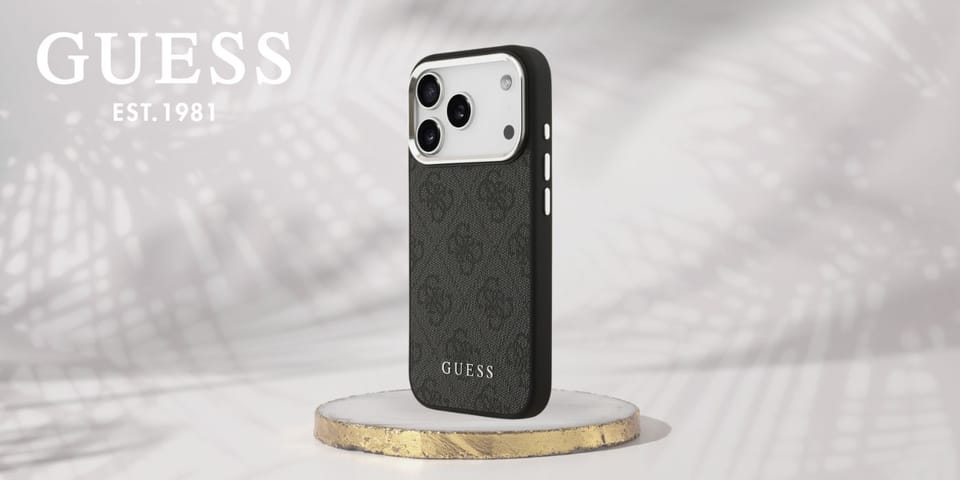 Etui Guess 4G Classic Logo MagSafe do    iPhone 17 Pro czarny