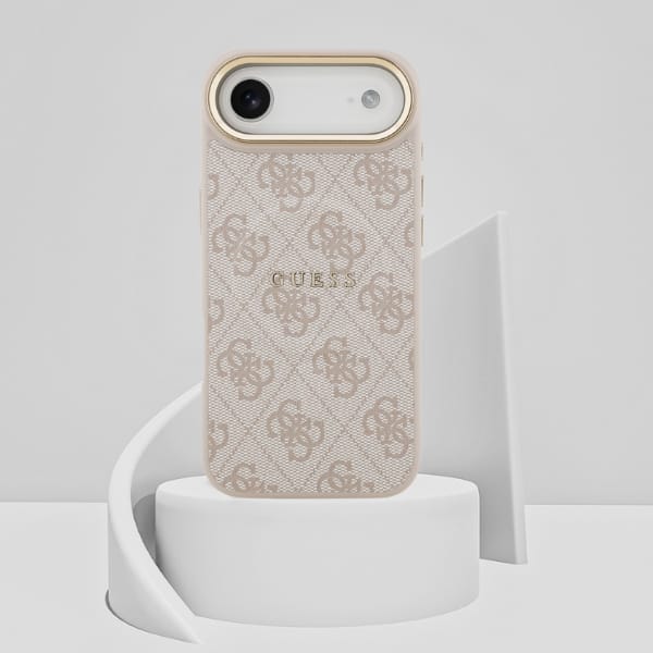 Etui Guess 4G PU Classic Logo MagSafe do iPhone Air różowy