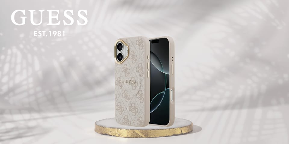 Etui Guess 4G PU Classic Logo MagSafe do iPhone 17 różowy