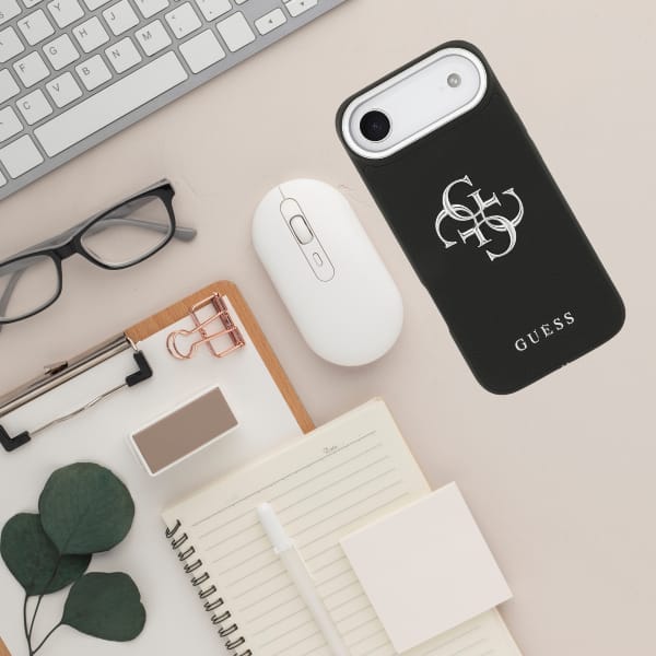 Etui Guess Grained Big 4G Classic Logo   do iPhone Air czarny