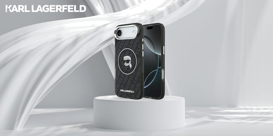 Etui Karl Lagerfeld IML Karl Head Logo   MagSafe do iPhone Air czarny
