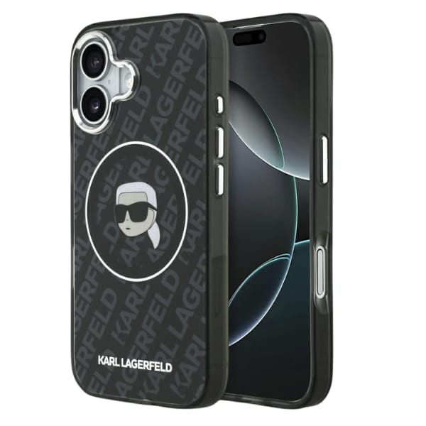 Etui Karl Lagerfeld IML Karl Head Logo   MagSafe do iPhone 17 czarny