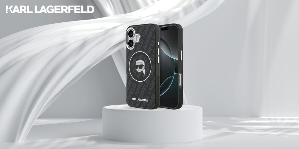 Etui Karl Lagerfeld IML Karl Head Logo   MagSafe do iPhone 17 czarny