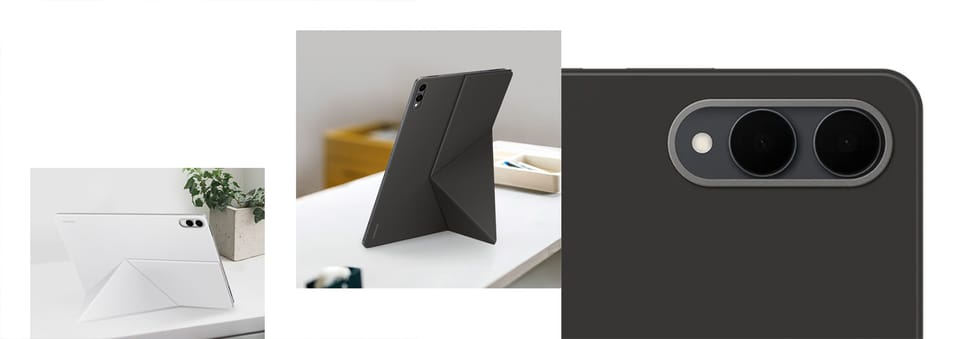 Etui Samsung Smart Book Cover do Galaxy  Tab S11 Ultra biały