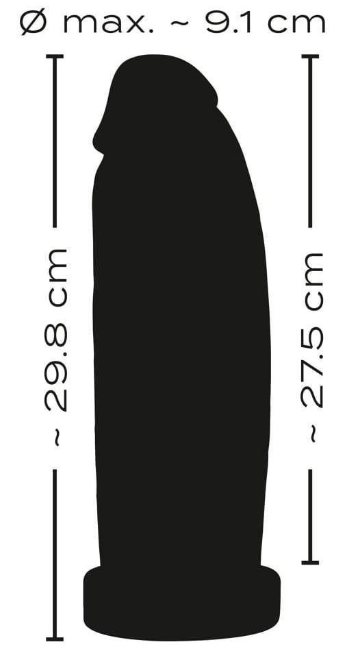 Duży realistyczny dildo XXL. RealistiXx TrueFuckToys