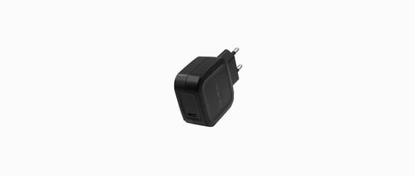Qoltec Ładowarka sieciowa 20W | 5-12V | 1.67-3A | USB typ C | PD | Czarna