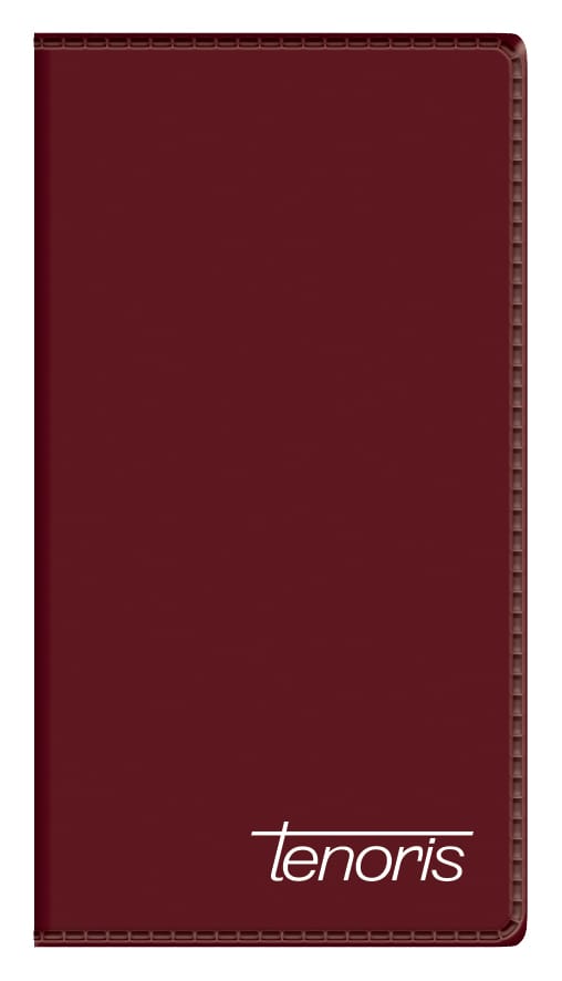 Kalendarz TENORIS notesowy N2 102x193mm 2026 TELEGRAPH