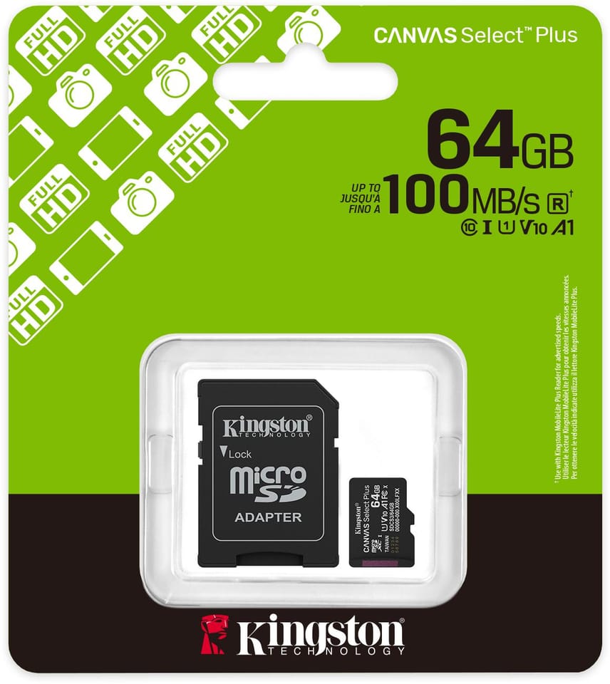 Karta pamięci KINGSTON 64 GB Adapter