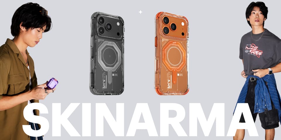 Etui Skinarma Magma do iPhone 17 Pro     Magnetic Charging grafitowy