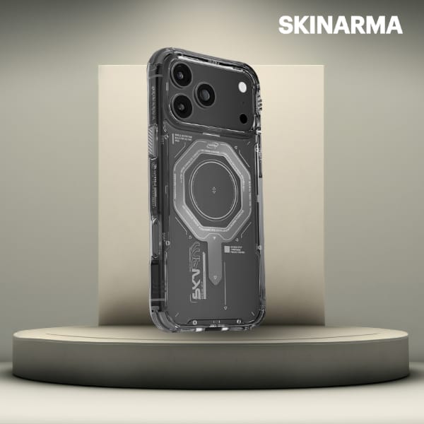 Etui Skinarma Magma do iPhone 17 Pro Max Magnetic Charging grafitowy